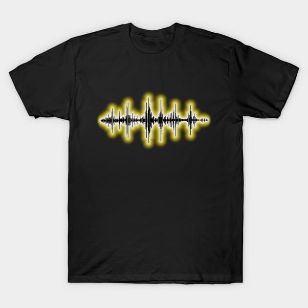 Light sound waves graphic audiology ear doctor T-Shirt by Collagedream